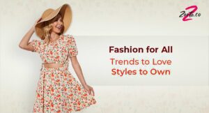 Custom web graphic for ZARTA.co promoting Fashion for All and current Trends to Love to capture attention and boost sales.