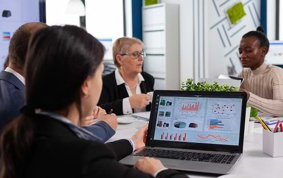 Turn business data into actionable insights by using Wisitech's AI for sales performance dashboards and competitor analysis.