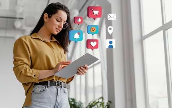 Wisitech provides Comprehensive Social Media Management with AI-powered campaigns, custom visuals, and data-driven insights.