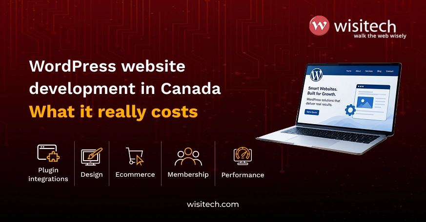 Cost breakdown for WordPress website development in Canada, 2026